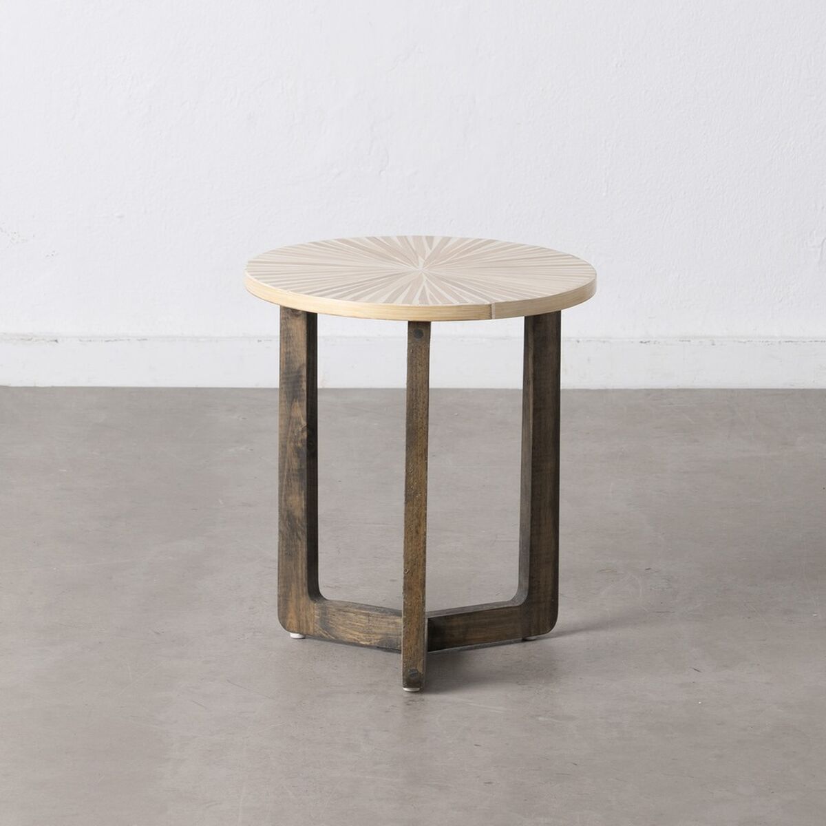 Sidebord Beige Bambus 40 x 40 x 45 cm Tre MDF
